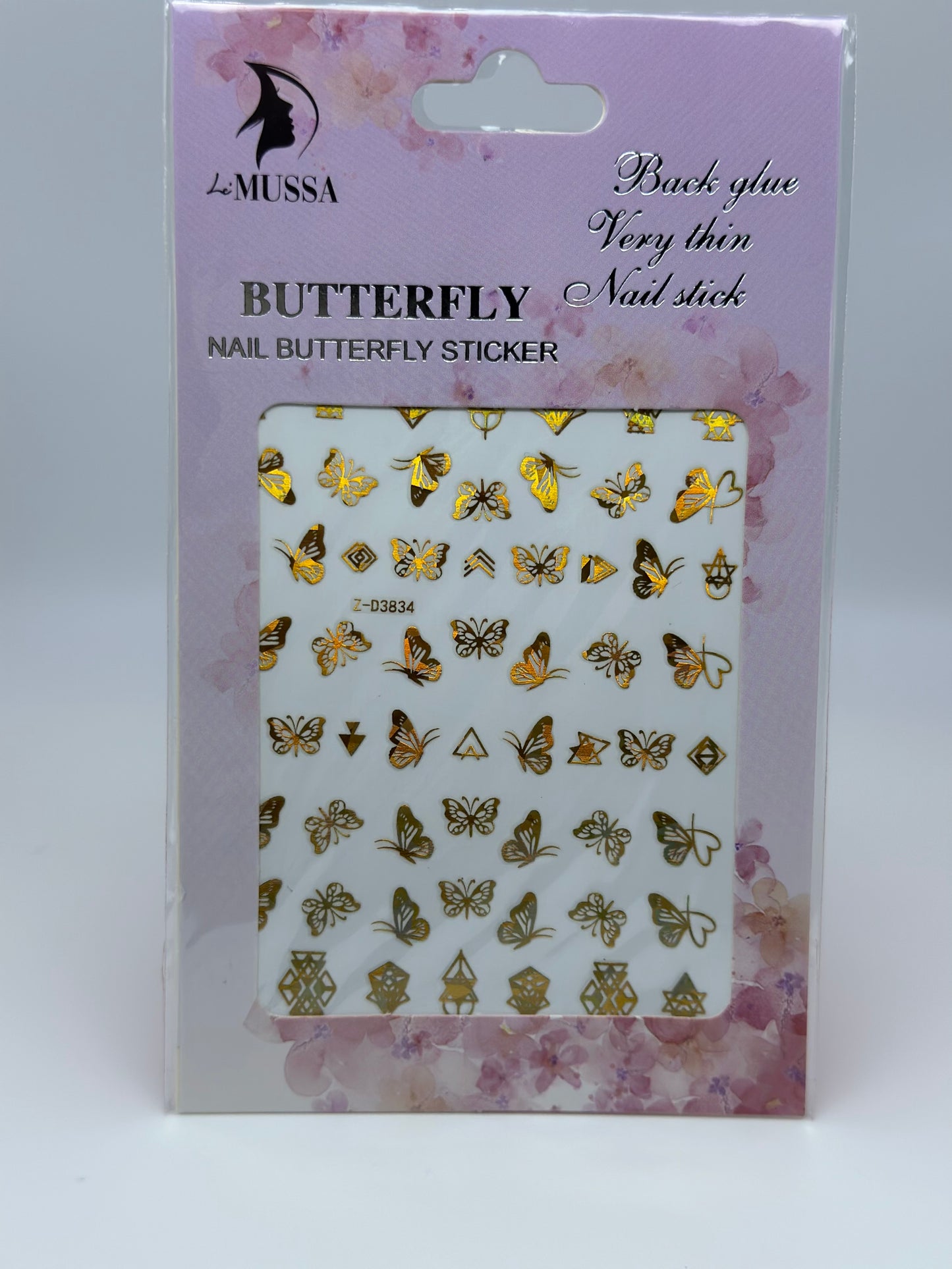 Stickers Butterfly gold